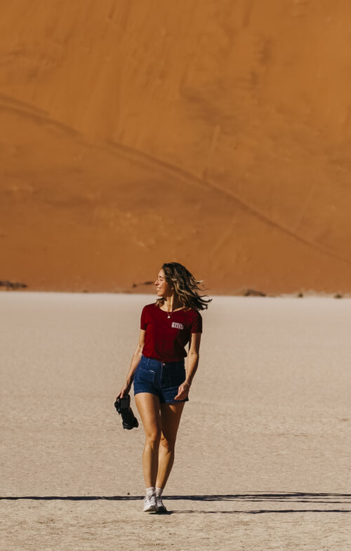 T-Shirt Rocky Roads Travel | Dames Maat L - ROOD 1